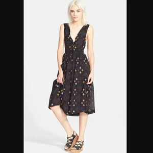 Free People Wildflowers Sleeveless Midi Dress